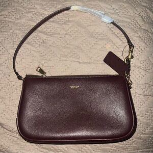 Coach Plaza Leather Bag NEW